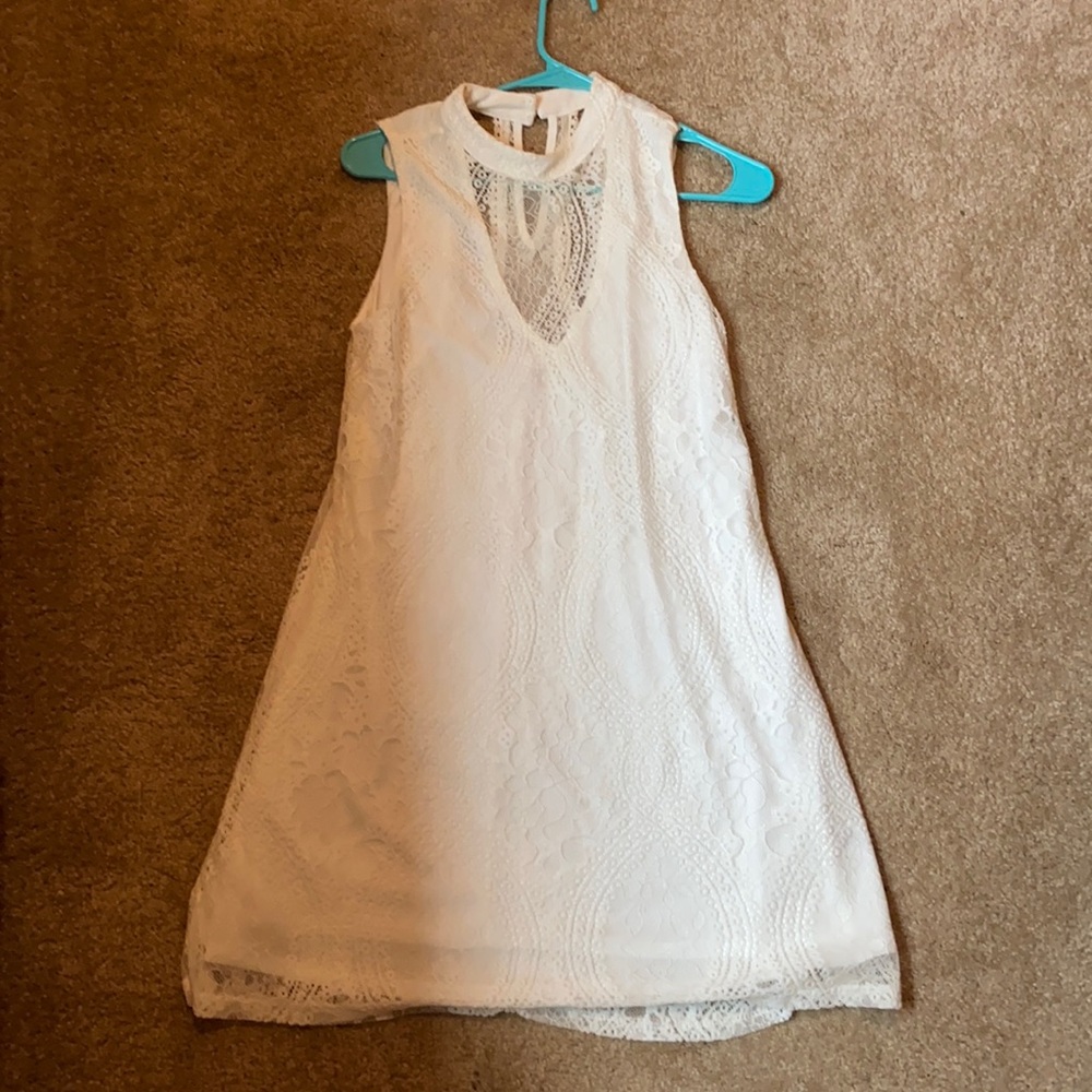 White lace dress from Francesca’s worn once